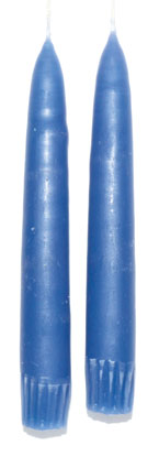 7" Amish Grey taper pair - Click Image to Close