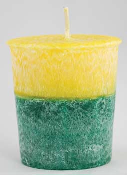 Patchouli Amber Palm votive(yellow)