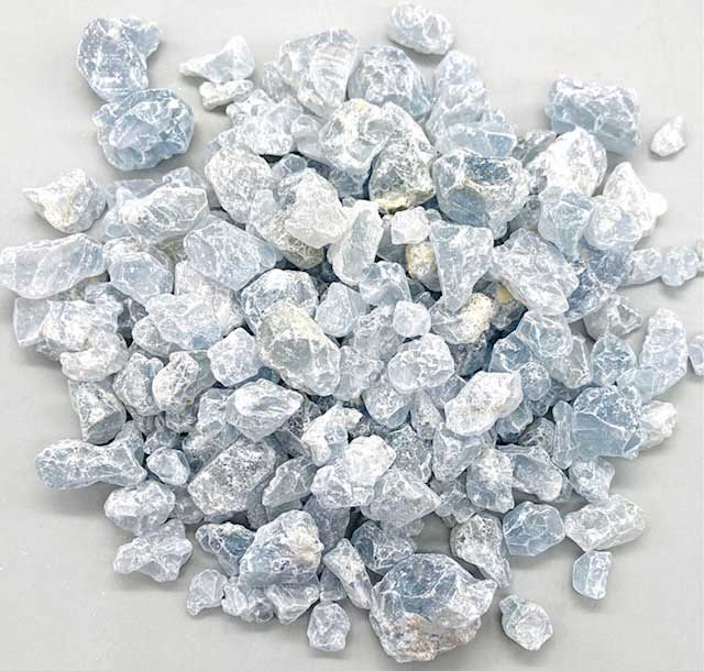 1 lb Celestite untumbled chips