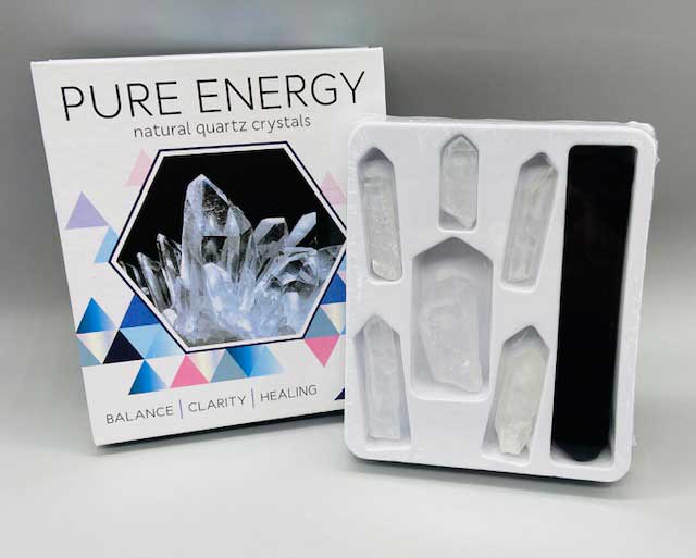 Pure Energy Natural Quarty Crystals - Click Image to Close