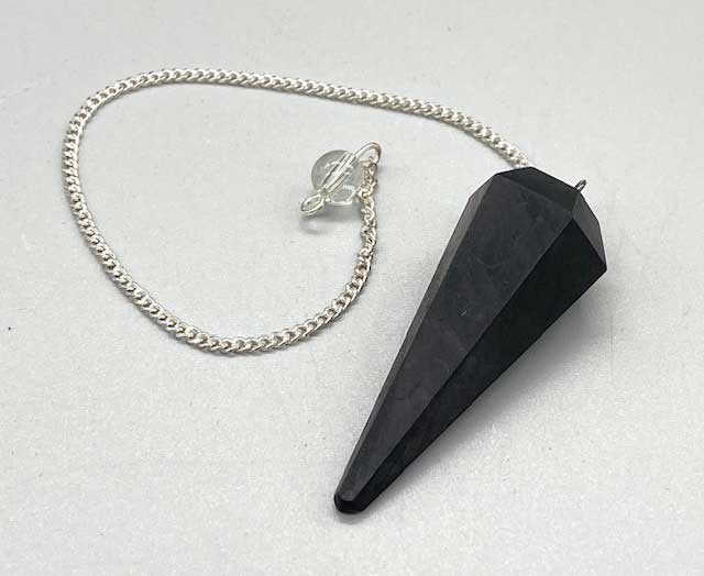 6-sided Shungite pendulum