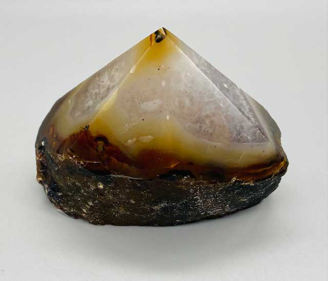 Agate top polished point