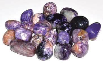 1 lb Charoite tumbled stones