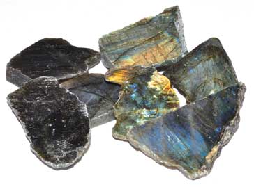 1 lb Labradorite polished 1 side