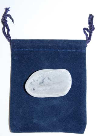 Rose Quartz Worry Stone - Click Image to Close