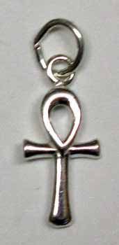 Ankh sterling silver 1/2" x 5/8"