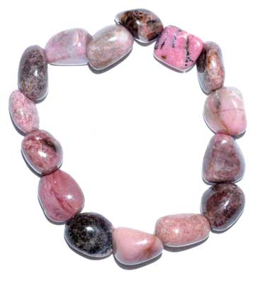 Rhodonite gemstone bracelet