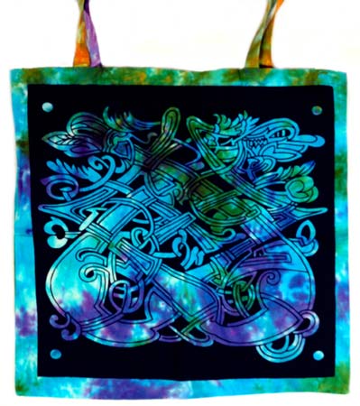 Celtic Dragon Tote Bag