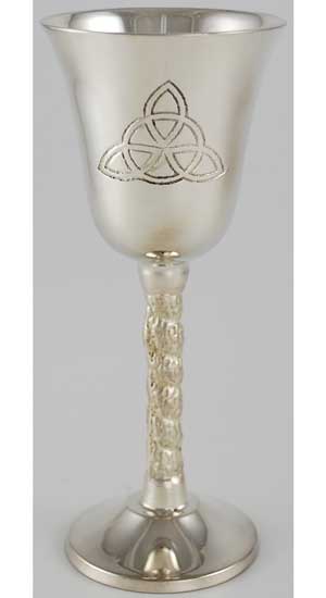 Small Triquetra chalice 4 3/4"