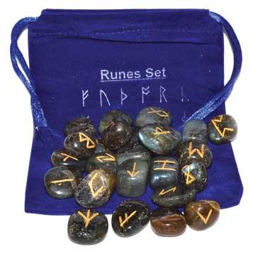 Labradorite rune set