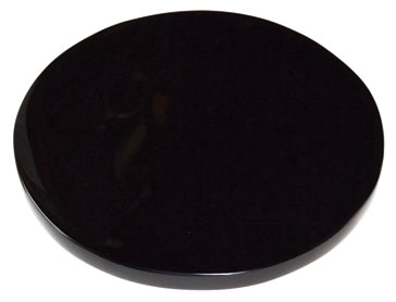 6" Black Obsidian scrying mirror
